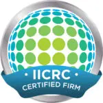 IICRC Certified logo on black background.